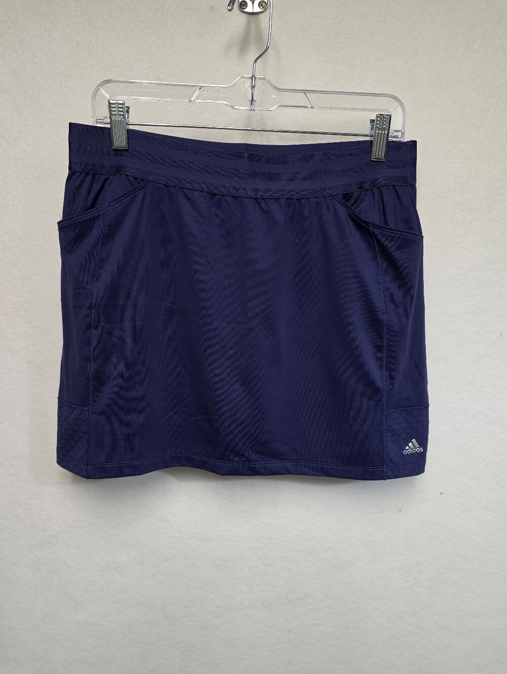 Adidas Navy Skort With Swiss Dot Trim Womens Size Medium